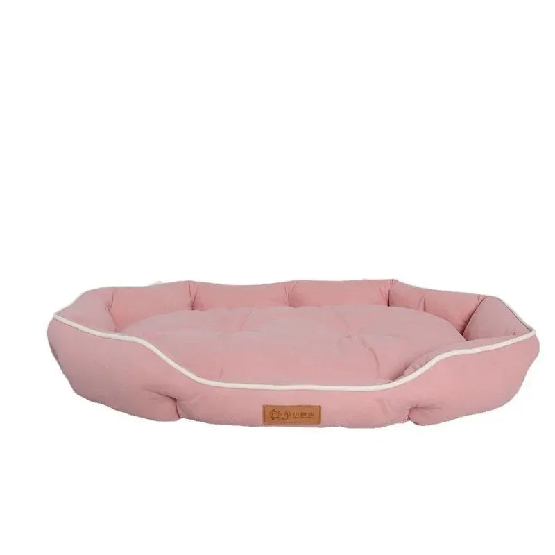 Washable Pet Mat & Kennel Large Plush Dog Bed