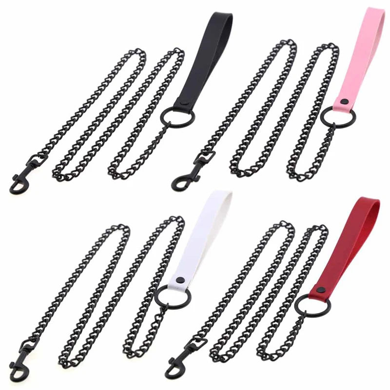 115cm Chew-Proof Metal Training Heavy Duty Chain Dog Leash