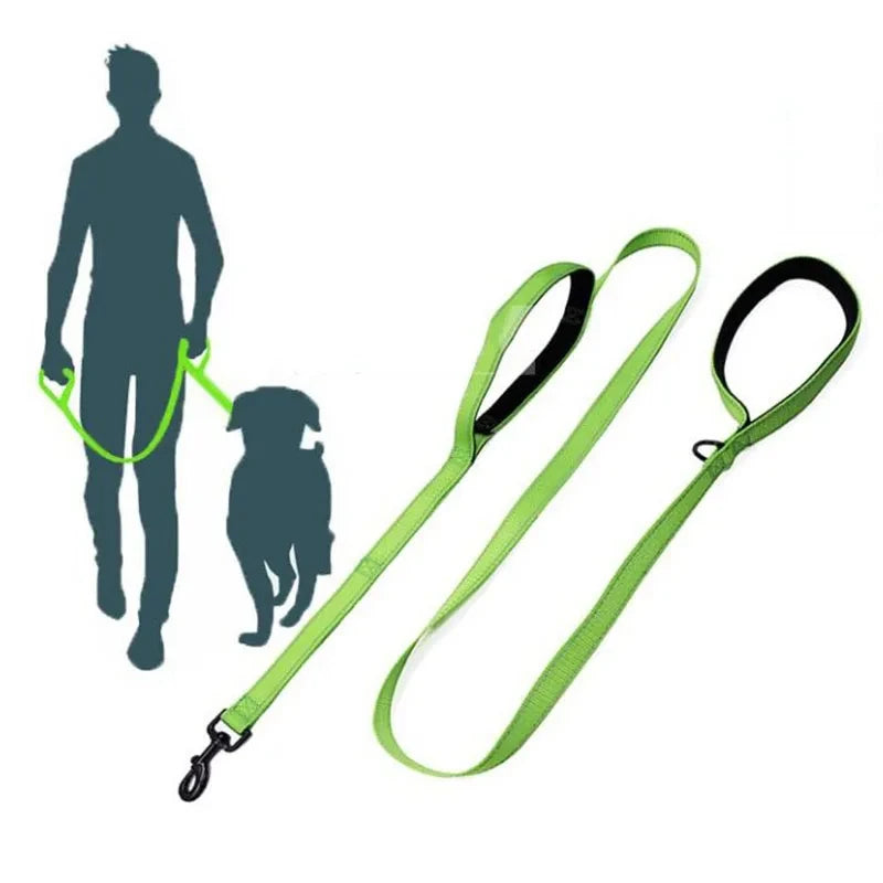 Outdoor Training Heavy Duty Dual Handle Dog Leash