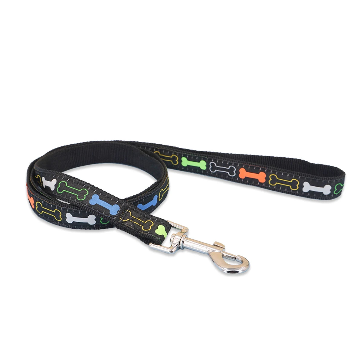 Durable Outdoor Walking Cartoon Bone Dog Leash