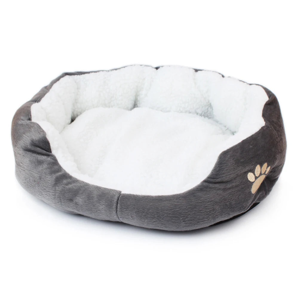 Thickened PP Cotton Cozy Pet Bed for Cats & Small Dogs
