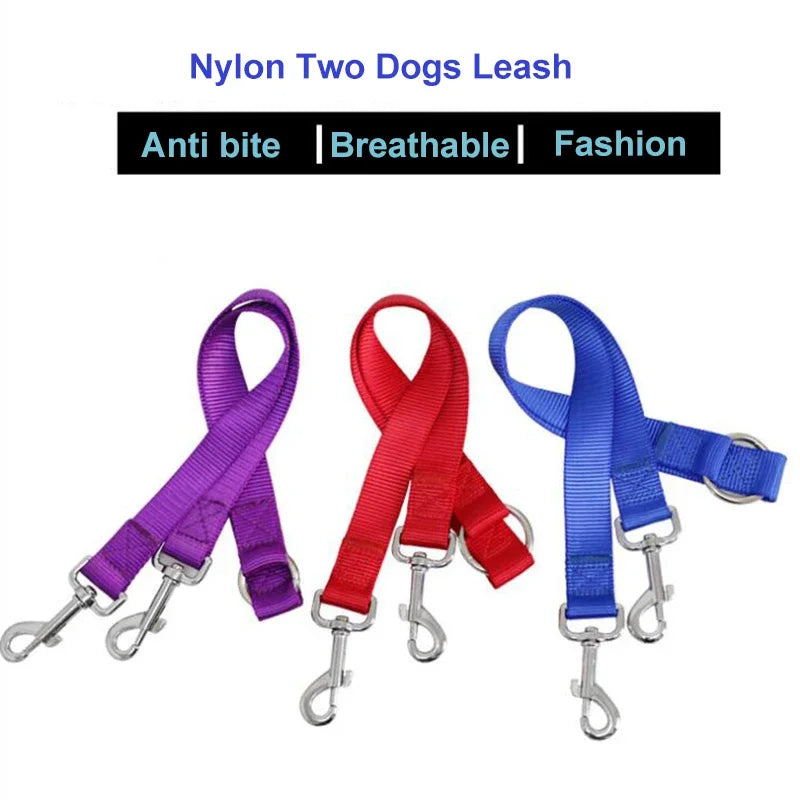 Twin Lead for Walking Outdoor Double Dog Leash