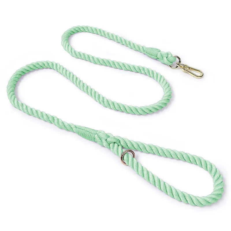 Multi-Function Hand-Woven Gradient Dog Leash