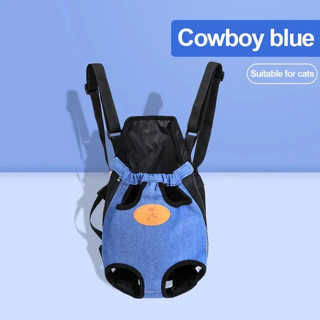 Fashionable Pet Carrier Breathable Travel Backpack for Cats & Dogs