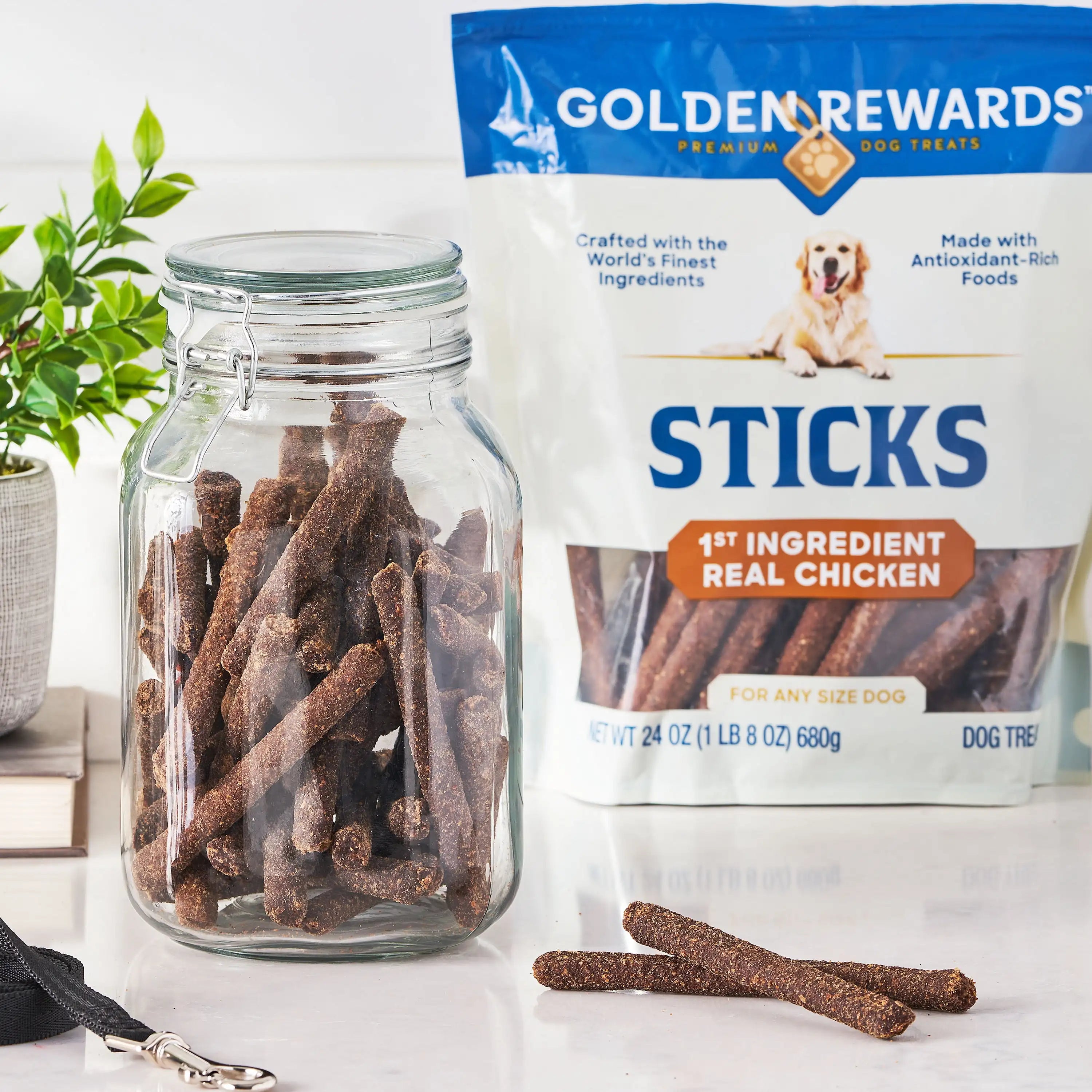 24 OZ Dry Chicken Stick Dog Treats