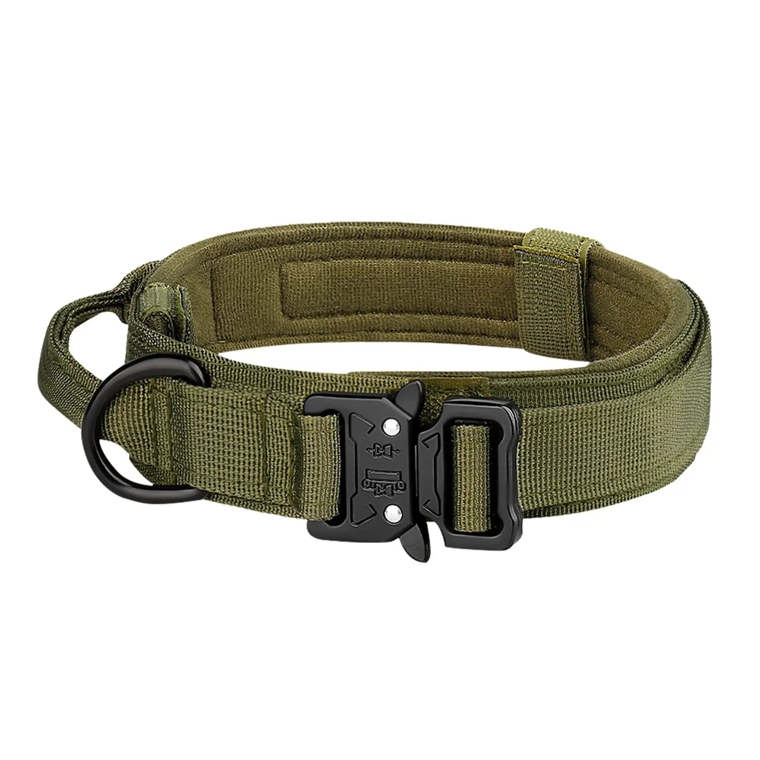 Adjustable Tactical Nylon Metal Buckle Dog Collar