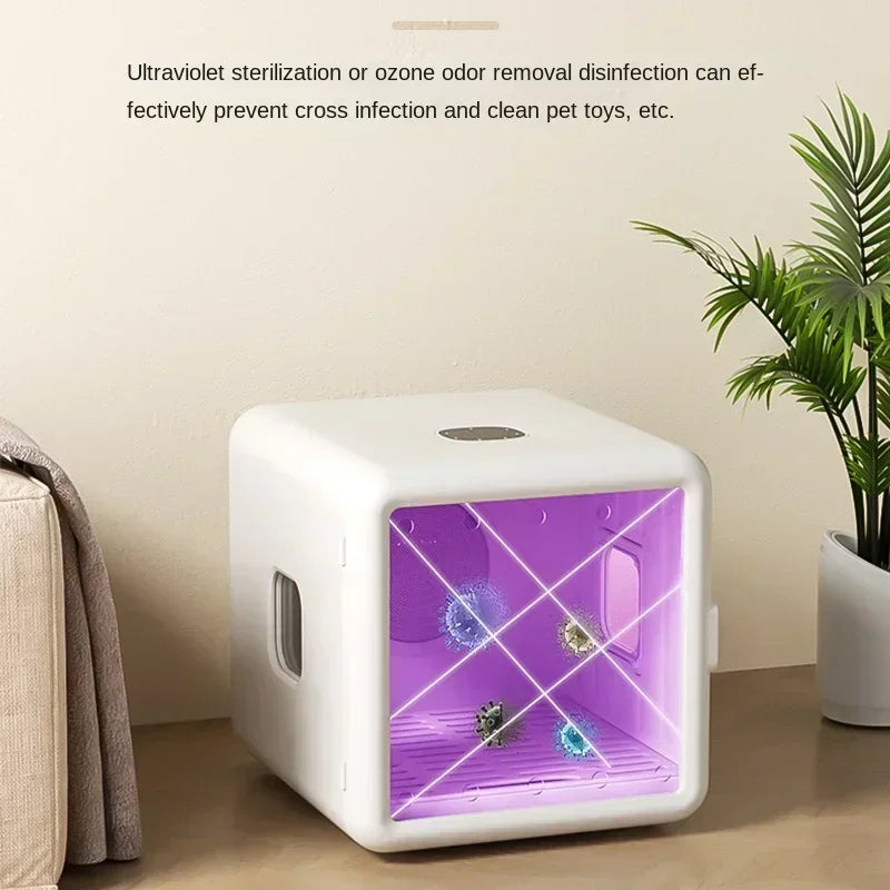 Smart Pet Drying Box Auto Temp Control, Water Sterilization for Cats & Dogs