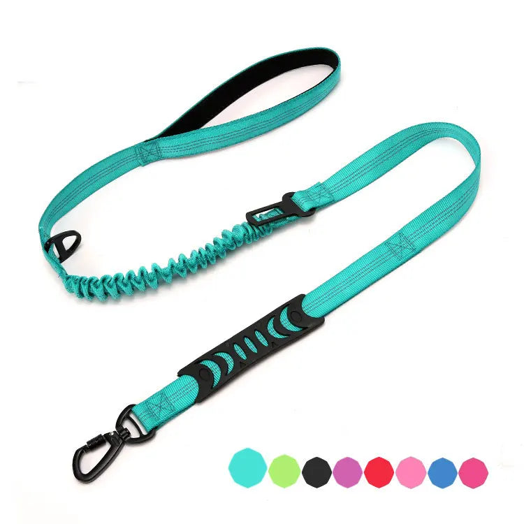 Multifunction Comfort Lead Double Handle Reflective Dog Leash