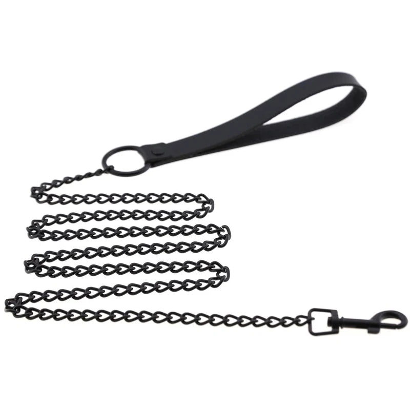 115cm Chew-Proof Metal Training Heavy Duty Chain Dog Leash