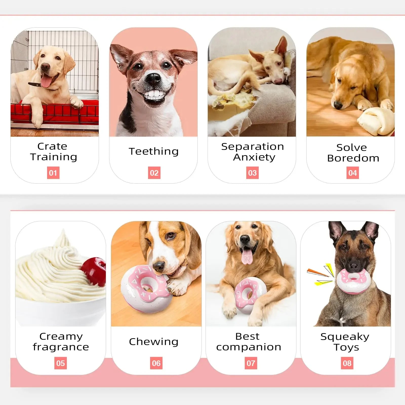 Tough Squeaky Dog Chew For Aggressive Chewers