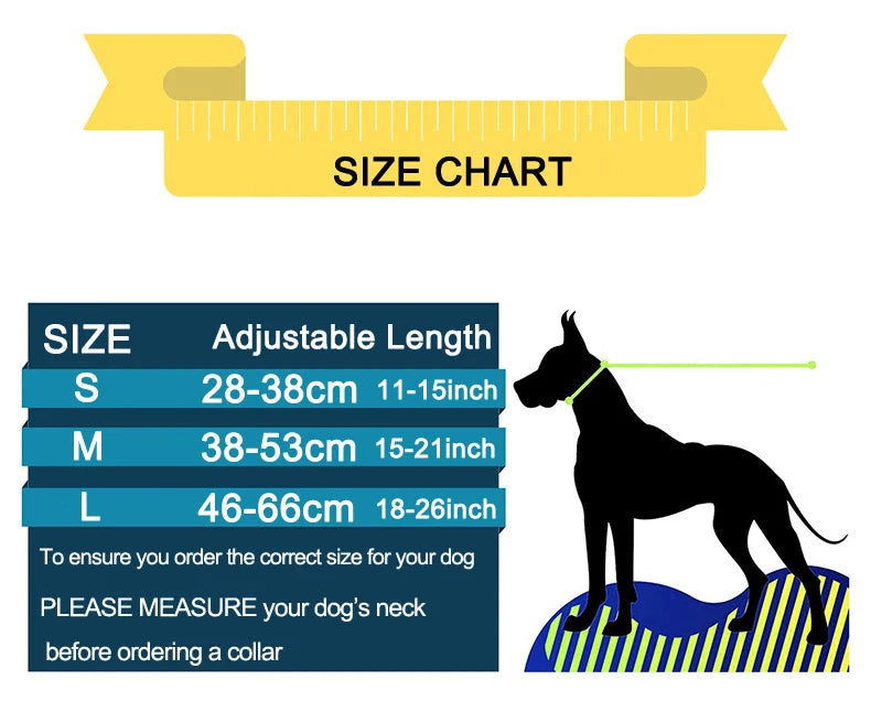 Adjustable Nylon Training Heavy-Duty Martingale Dog Collar