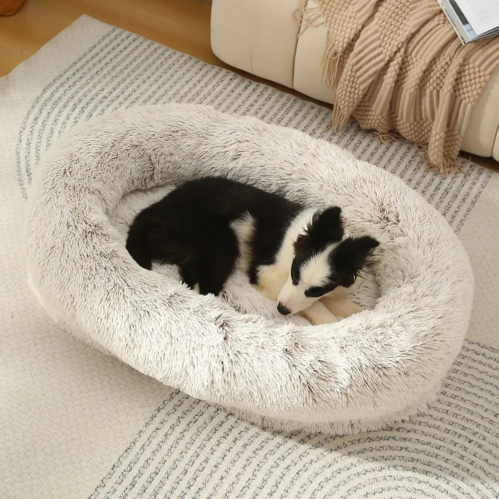 Ultra Soft, Washable Donut Cuddler Pet Bed