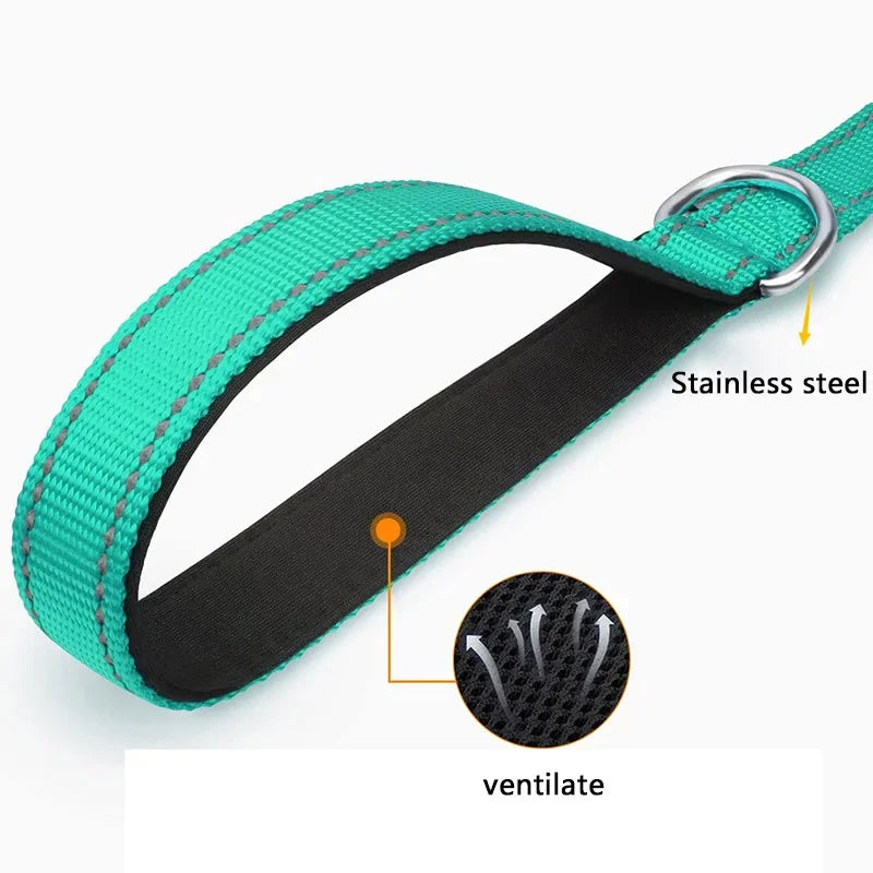 Adjustable Walking Reflective Pet Harness Lead Strap Leash