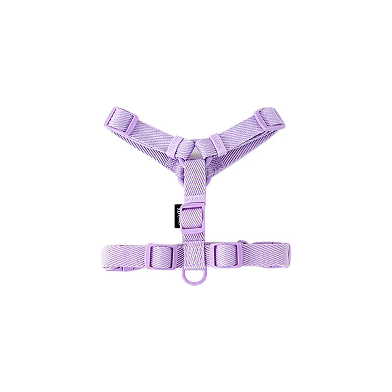 Adjustable Macaron Color Pet Harness And Leash Set