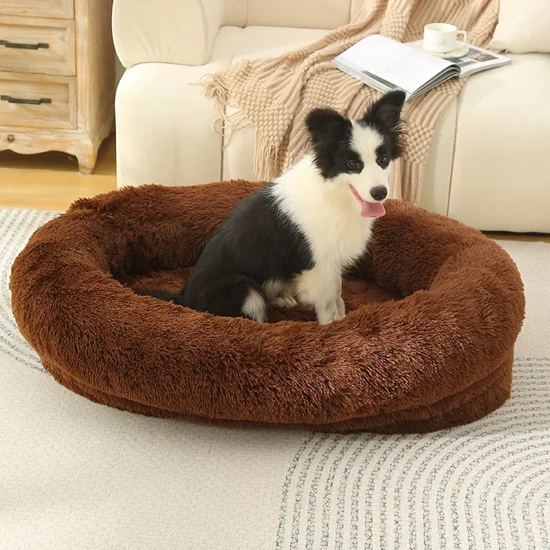 Ultra Soft, Washable Donut Cuddler Pet Bed