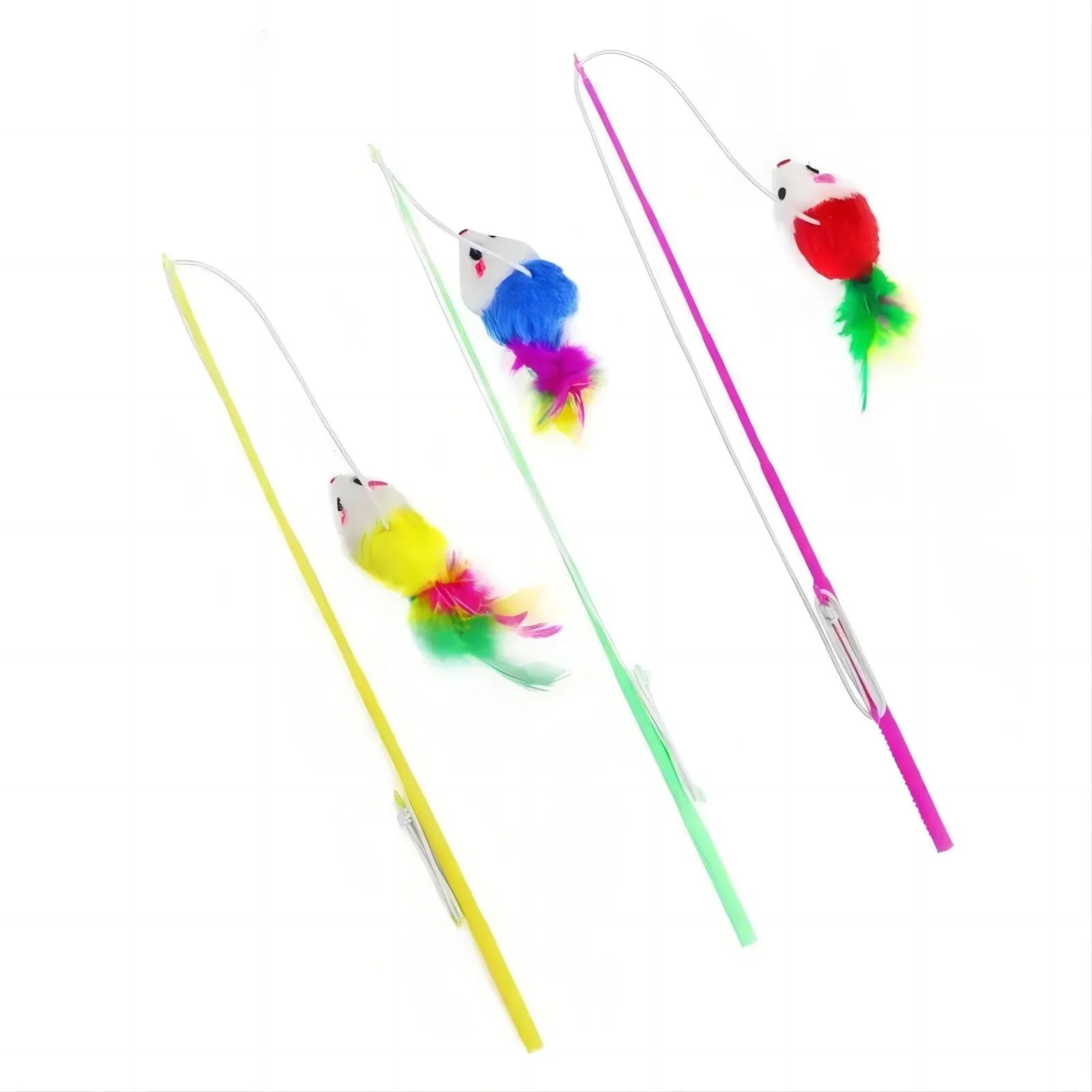 Interactive Teasing Wand Fun Toy for Cats & Dogs