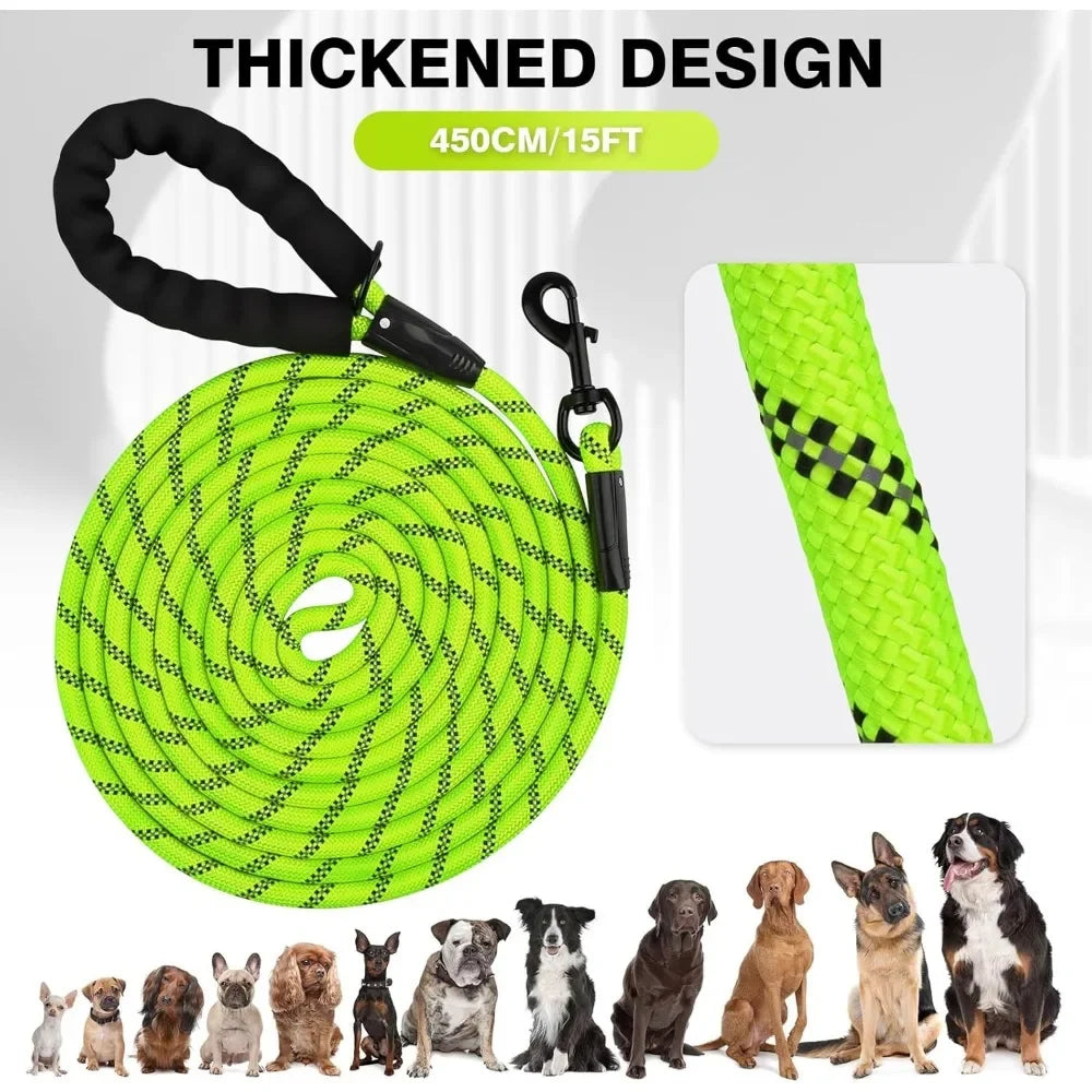 Heavy-Duty 4.5M Strong Reflective Dog Leash