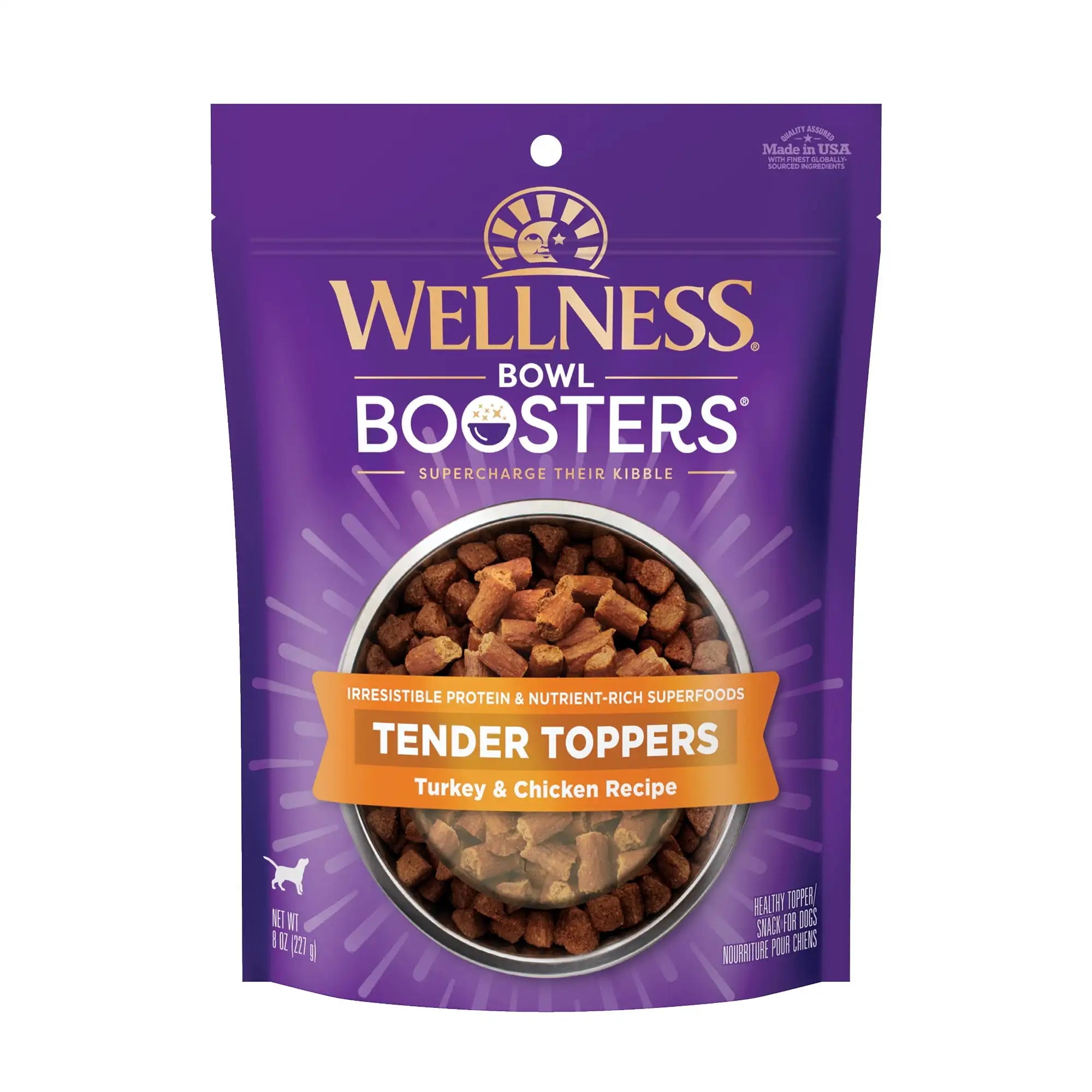 Tender Turkey & Chicken Toppers, 8 oz Bag Wellness Bowl Boosters