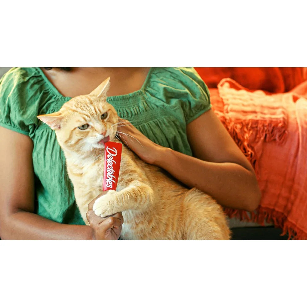 0.5 oz Each Squeeze Up Cat Treat Variety Pack