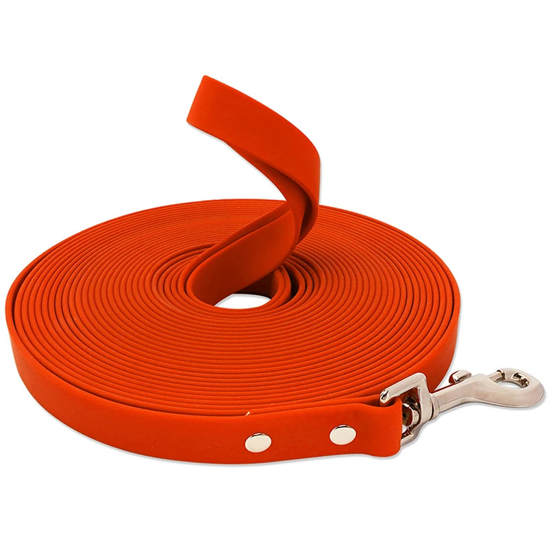 Easy-to-Clean Training Waterproof Long PVC Dog Leash