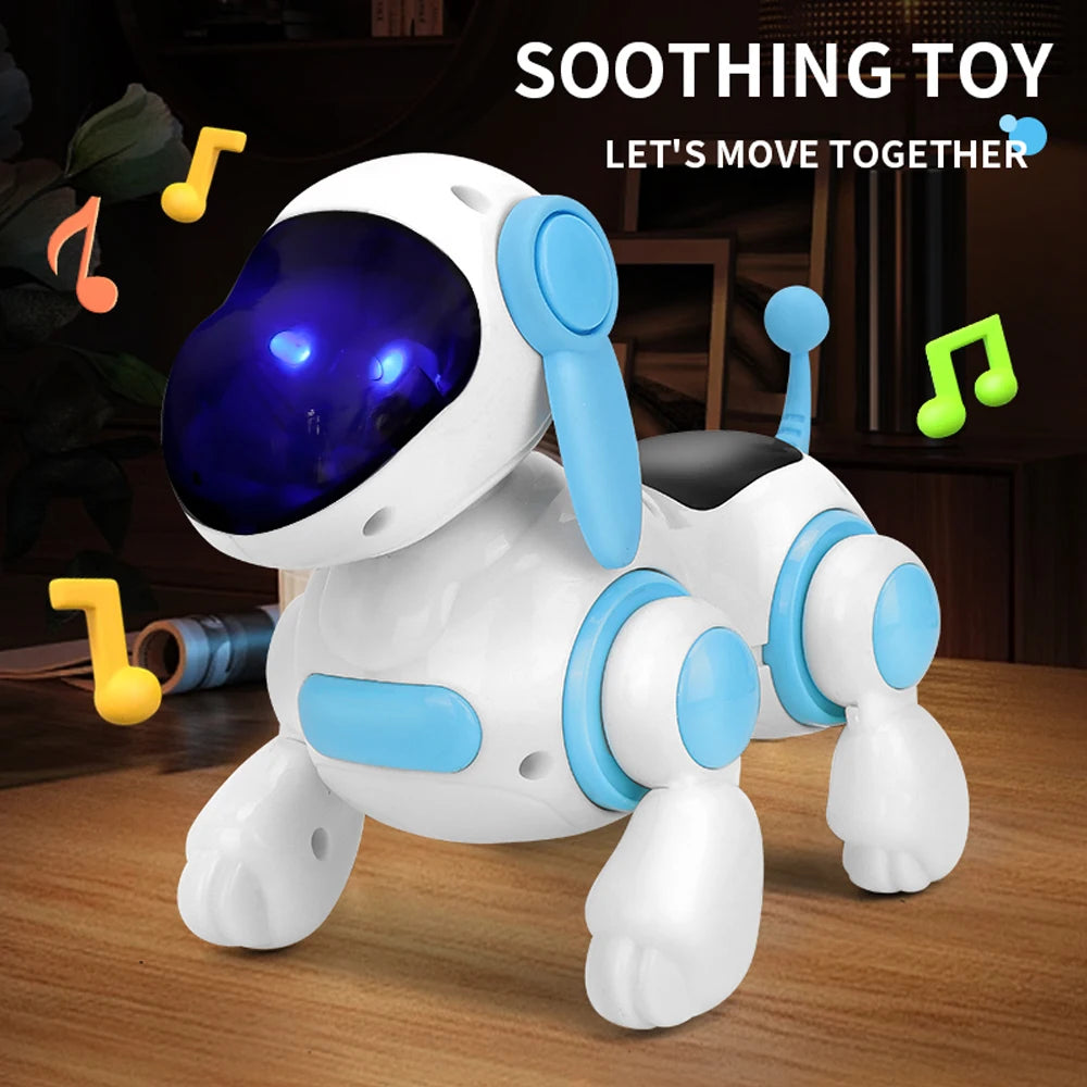 Smart Robotic Dog Interactive Toy with Lights, Sounds & Music
