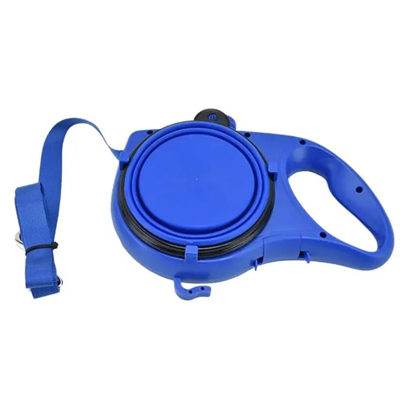 Portable Dog Walking Rope 3-in-1 Pet Leash with Water Bottle
