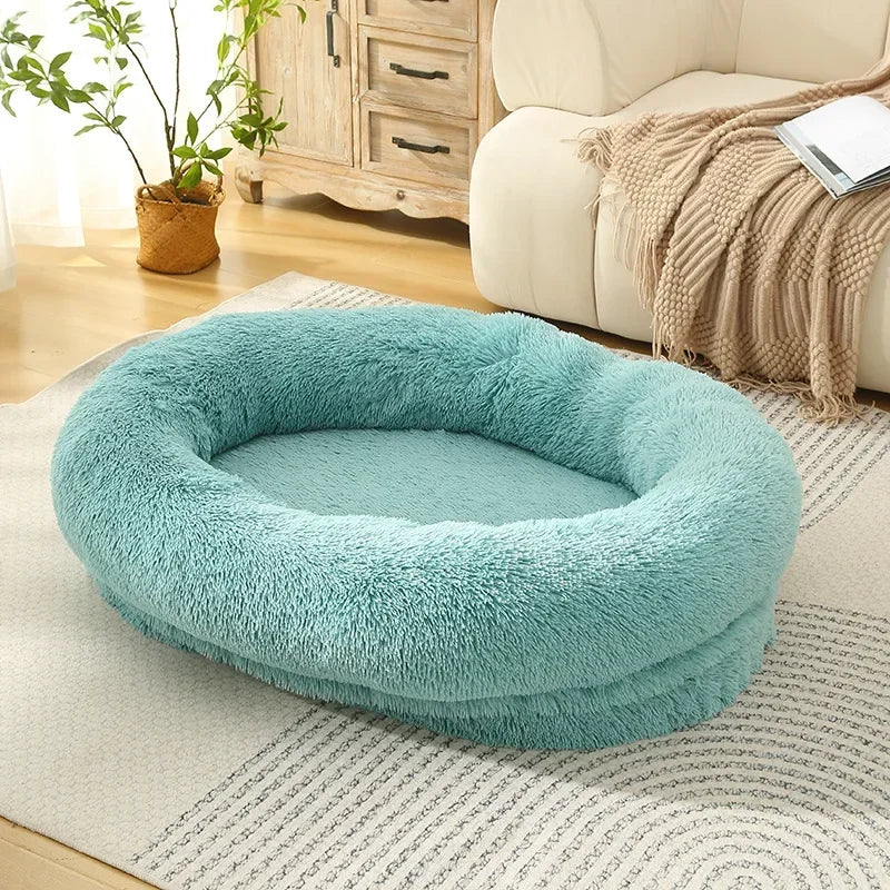 Ultra Soft, Washable Donut Cuddler Pet Bed