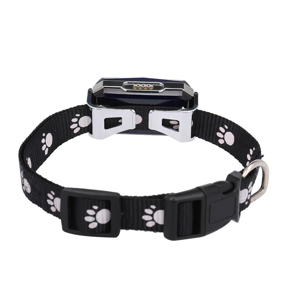 Smart GPS Pet Tracker IP67 Collar with Geo-Fence & SOS Alarm