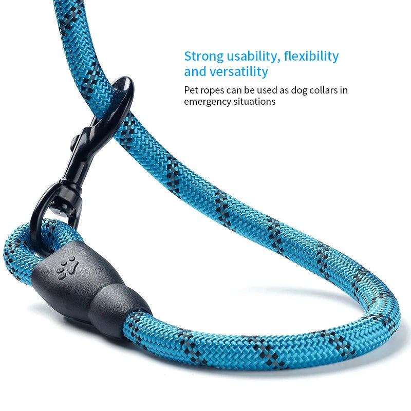 Heavy-Duty Pull & Tow Lead 150cm Reflective Dog Leash