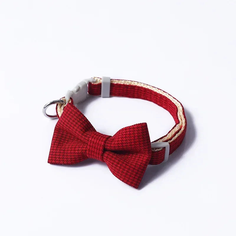 Bow Tie Stylish Necklace Adjustable Cute Cat Collar