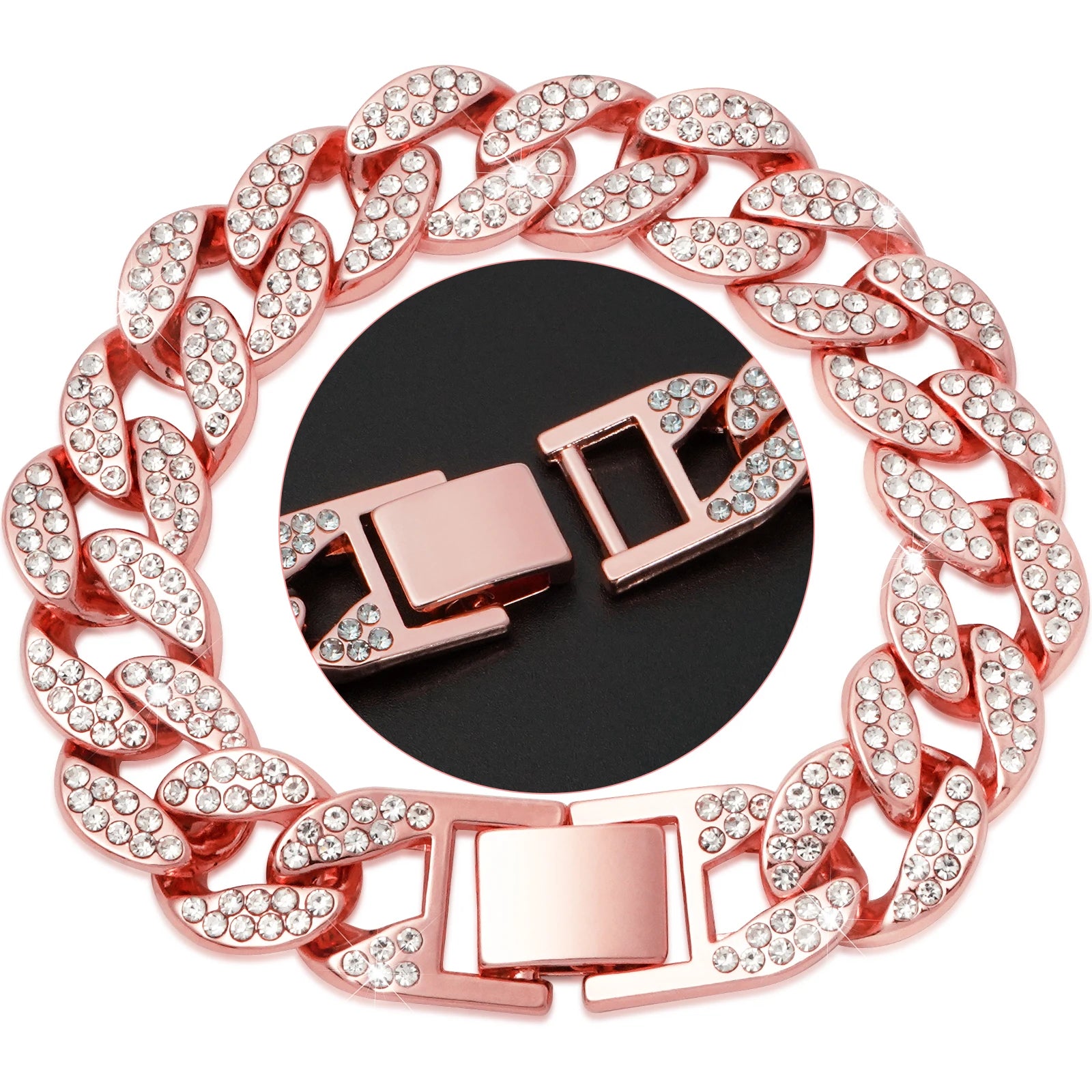 Diamond Chain Gold Cuban Link Dog & Cat Collar