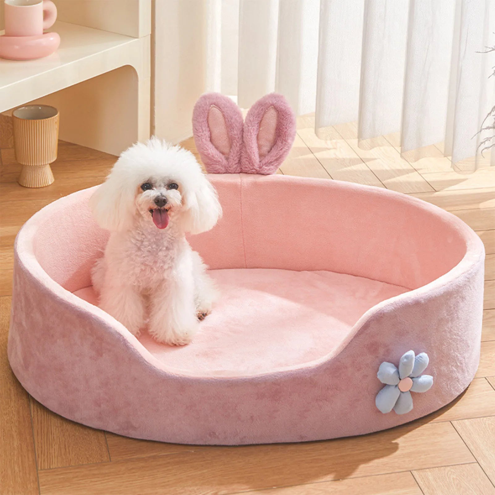 Soft, Comfortable Sleeping Detachable & Washable Pet Bed