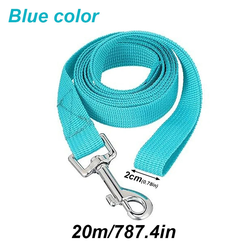 20m Long Solid Color Polypropylene Dog Leash