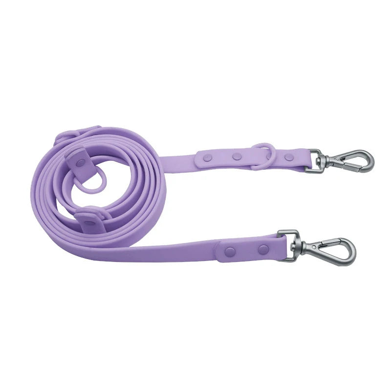Heavy-Duty PVC Double-Headed Multifunctional Dog Leash