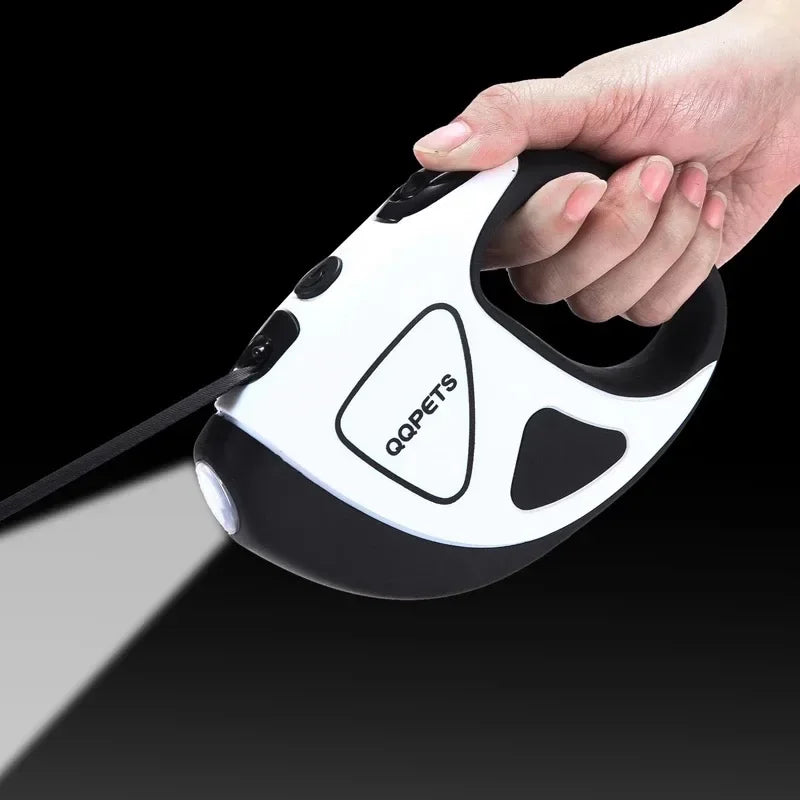 Retractable Pet Leash with LED 3m/5m Fiber Rope for Dogs