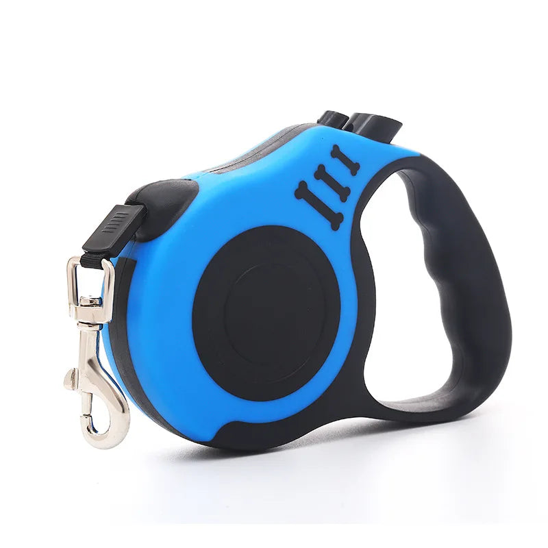Retractable 5-Meter Hands-Free Double Strap Leash