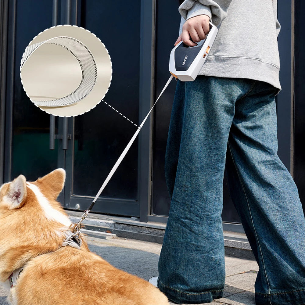 Compact Walking & Training Lead Retractable Dog Leash