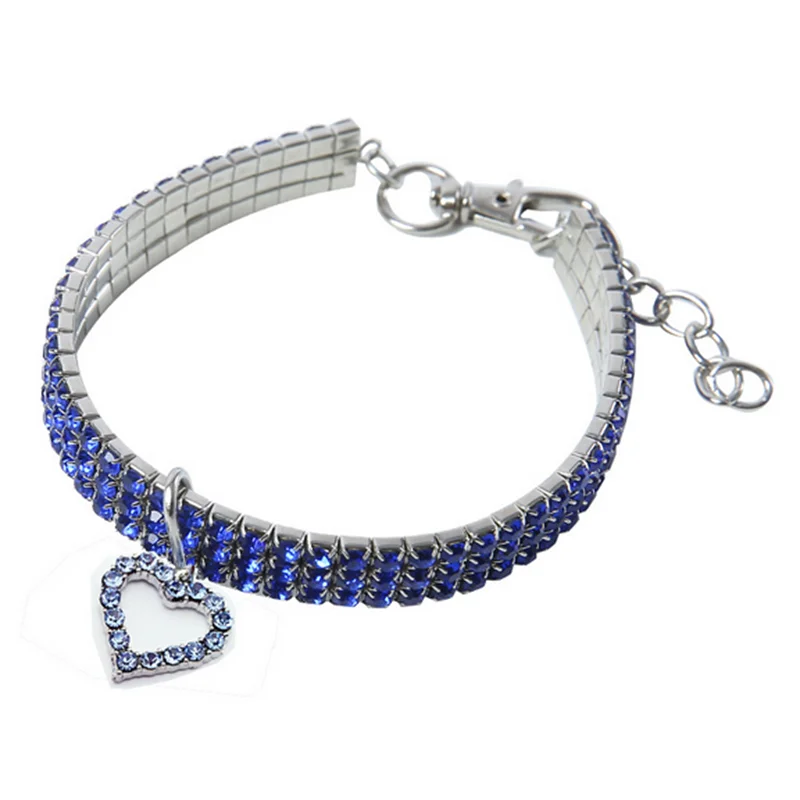 Crystal Pet Bling Rhinestone Dog Collar and Leash Set
