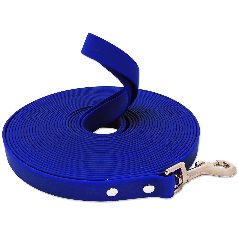 Easy-to-Clean Training Waterproof Long PVC Dog Leash