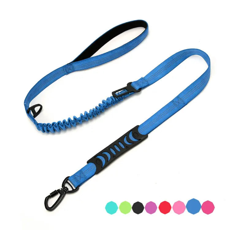 Multifunction Comfort Lead Double Handle Reflective Dog Leash