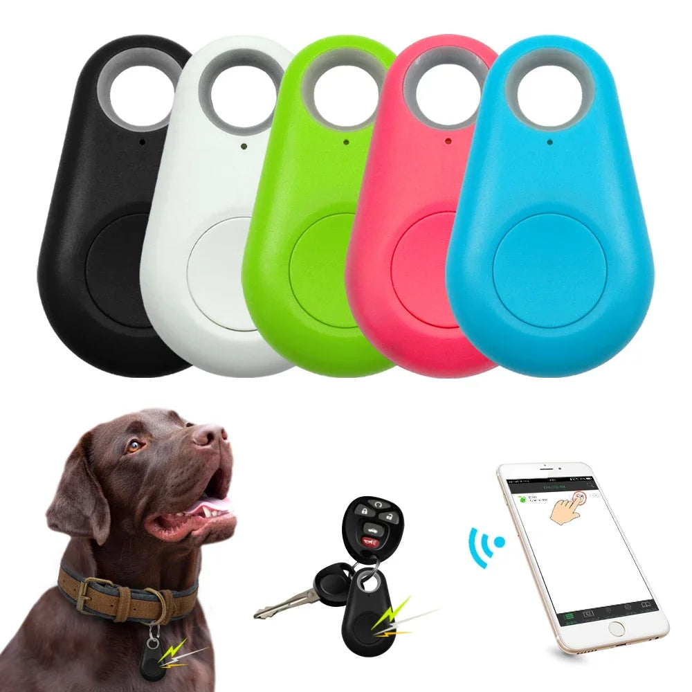 Mini Smart GPS Tracker Waterproof Bluetooth Locator for Pets, Kids & More