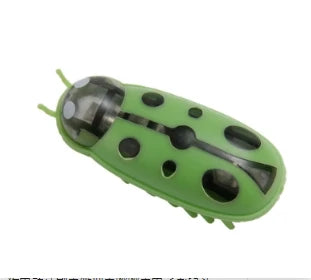 Interactive Electric Glowing Bug Toy Obstacle-Escape Beetle for Cats