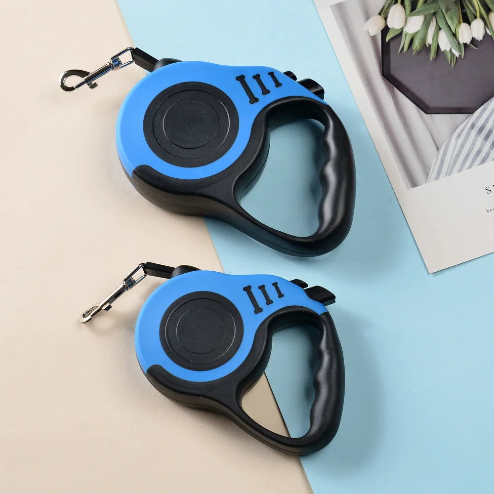 Automatic Nylon Lead 3M/5M Retractable Dog Leash