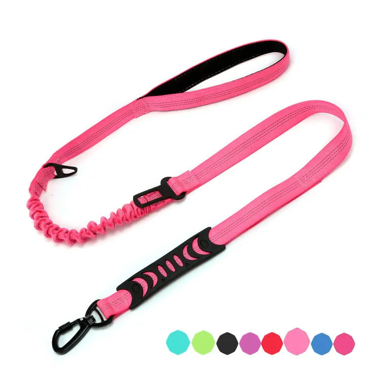 Multifunction Comfort Lead Double Handle Reflective Dog Leash