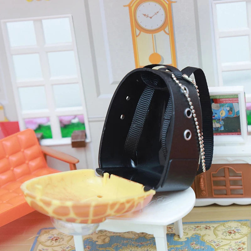 Mini Cat Model Pet Space Bag for Dollhouse Decoration