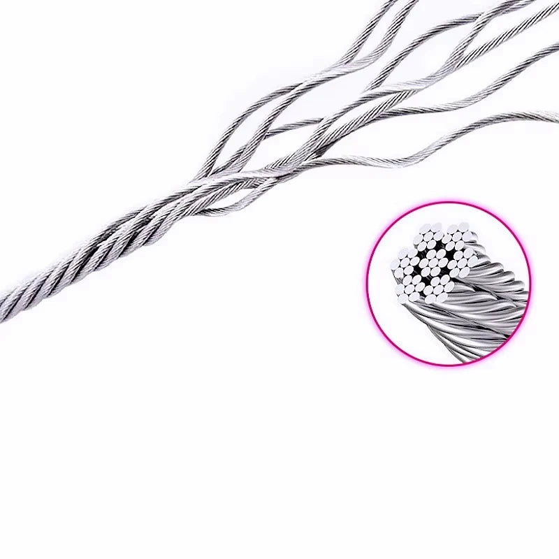 Adjustable Walking & Training Steel Wire P Chain Dog Leash