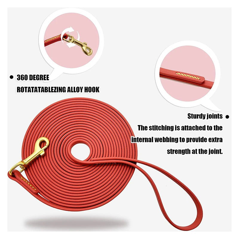 3M/6M/9M Long Rope Waterproof PVC Dog Training Leash