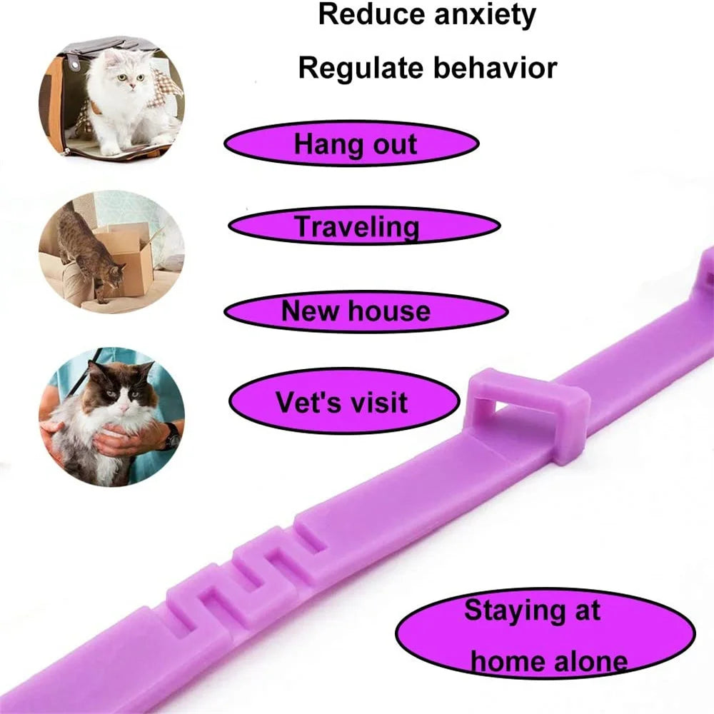 Natural Anxiety Adjustable Calming Collar for Cats & Dogs