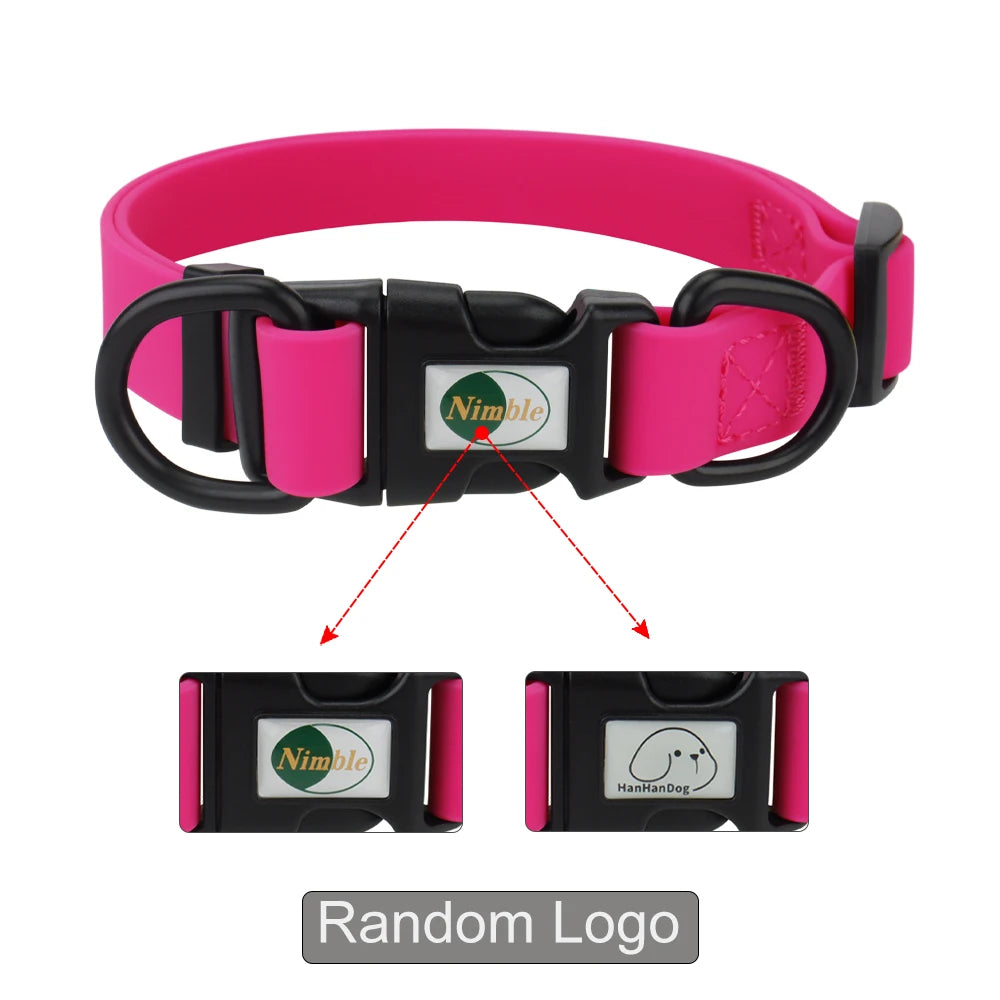 Adjustable PVC Waterproof Dog Collar
