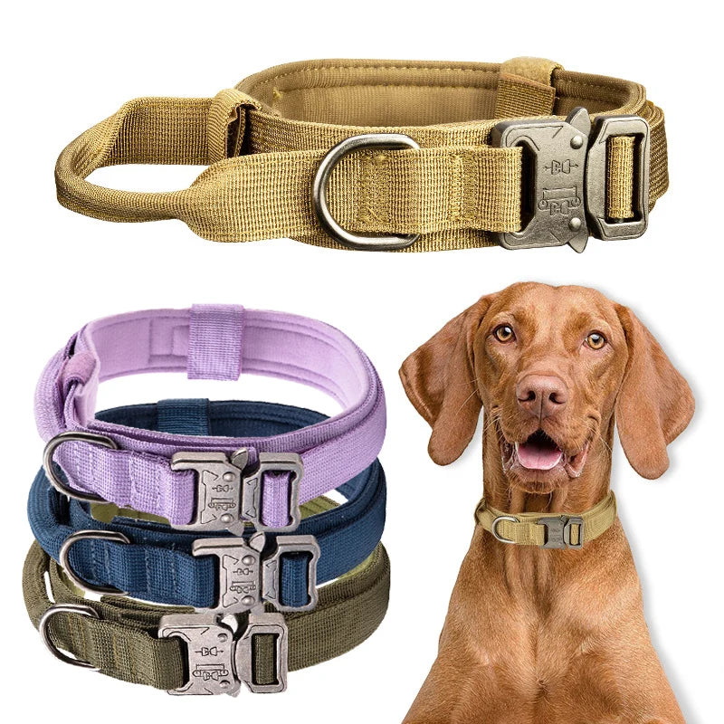 Durable Military Adjustable Tactical Dog Collar